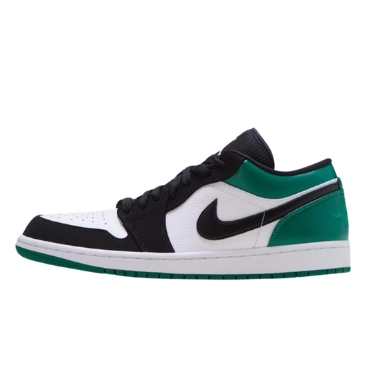 Jordan 1 Low White Black Mystic Green