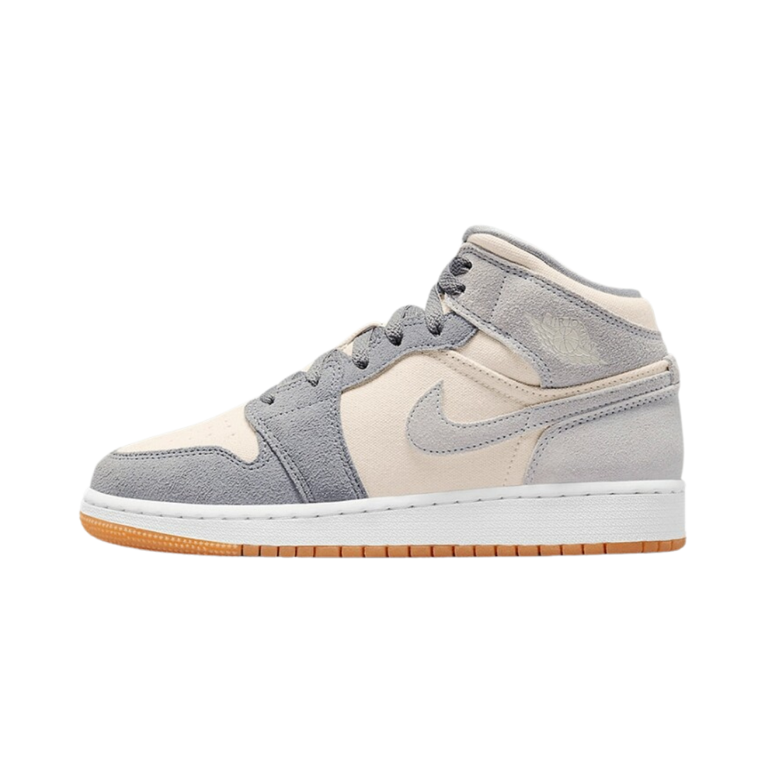 Jordan 1 Mid SE Coconut Milk Particle Grey (GS)