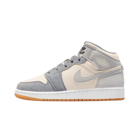 Jordan 1 Mid SE Coconut Milk Particle Grey (GS)
