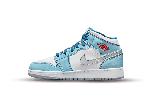 Nike Air Jordan 1 Mid French Blue Light Steel
