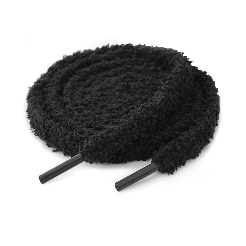 FLUFFY LACES - BLACK